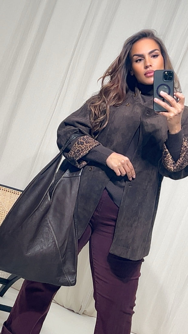 Sac triangle 100% cuir